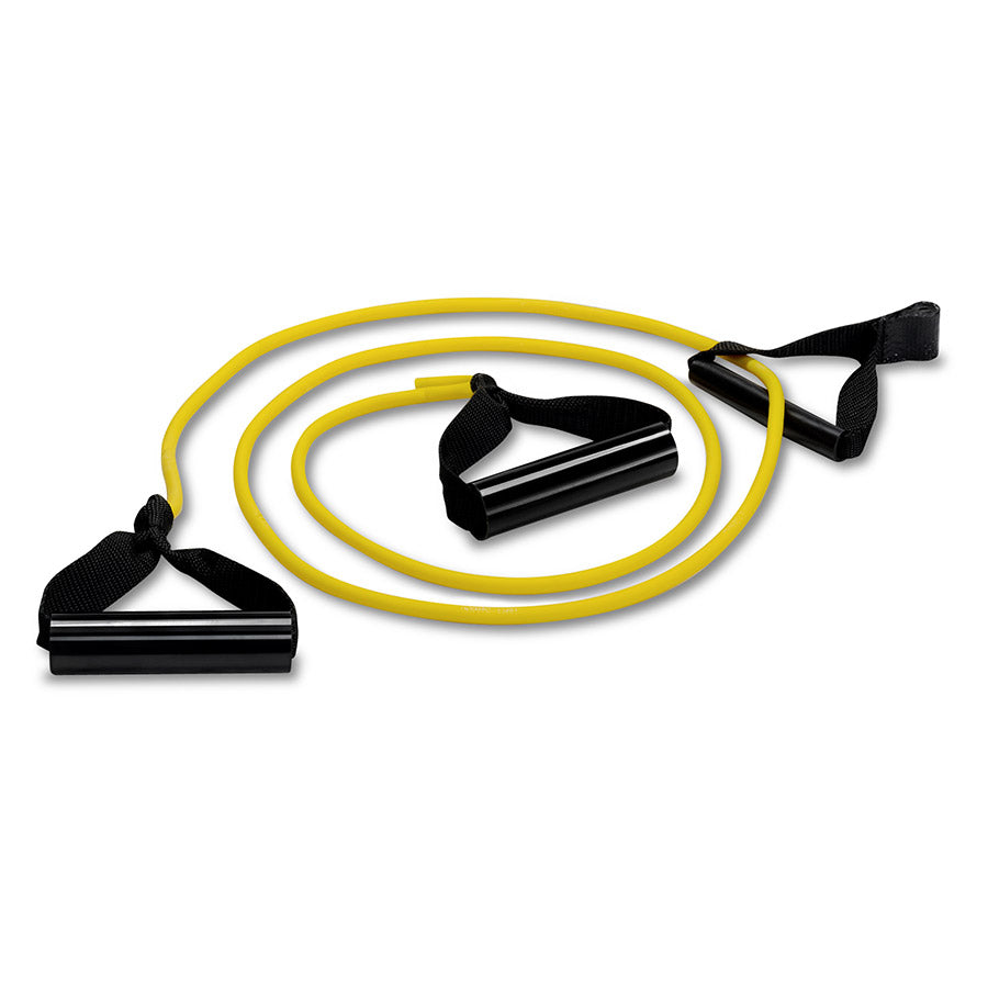 6 ft. Bilateral Tube With Rubber Saddle Strap - Yellow - Thin