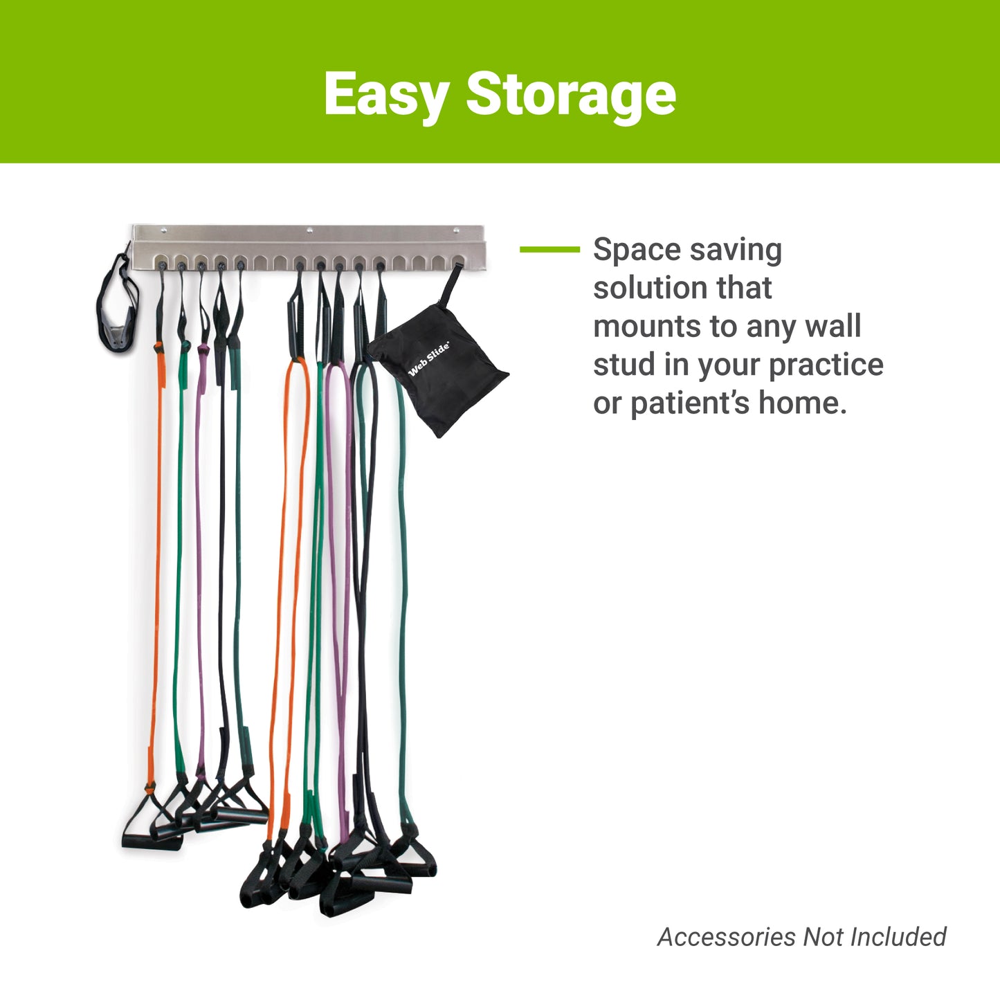 Web Slide® Storage Rack - Stainless Steel