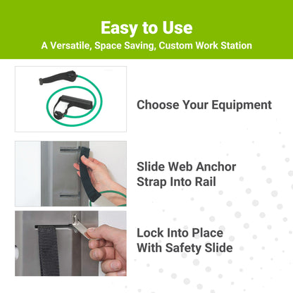 Web Slide® Exercise Rail - Stainless Steel (Single)