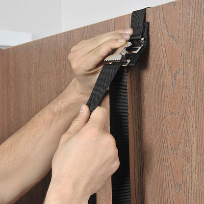 Adjusting PrePak Around Door Anchor Strap